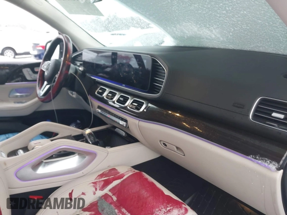 2021 Mercedes-Benz GLS 450 z VIN 4JGFF5KEXMA376571, wystawiony jako IAAI lot #41449523 z przebiegiem 82 466 mil mil oraz . Historia ofert i sprzedaży dostępna na DreamBid. Obrazek 5.