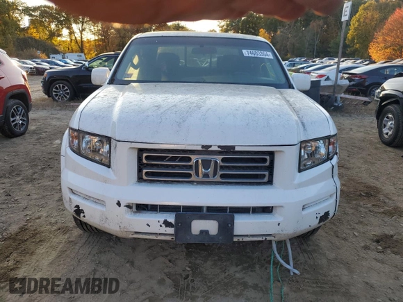 2008 Honda Ridgeline RT with VIN 2HJYK16228H501129, listed as a Copart auction lot 74603304 with 0 mi miles and Clean Title. Bid and sale history available at carsss.com. Image 5.