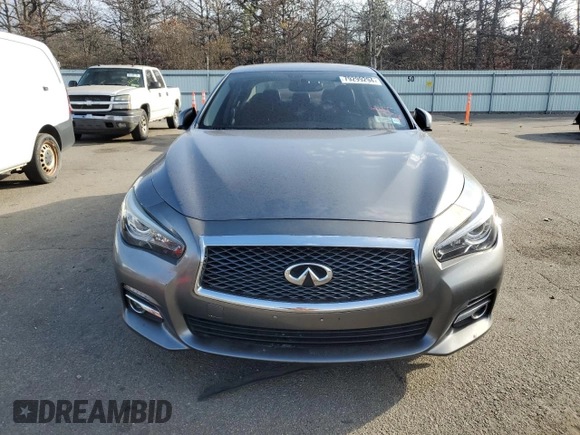 2017 Infiniti Q50 2.0t Sport with VIN JN1CV7AR2HM681807, listed as a Copart auction lot 79299294 with 61,816 mi miles and Salvage Title. Bid and sale history available at carsss.com. Image 5.