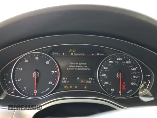 2015 Audi A6 Premium Plus with VIN WAUFGAFCXFN037112, listed as a Copart auction lot 52629515 with 75,551 mi miles and Salvage title. Bid and sale history available at DreamBid. Image 9.