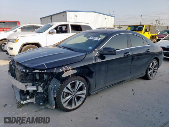 2019 Mercedes-Benz CLA 250 with VIN WDDSJ4GB0KN756492, listed as a Copart auction lot 57860725 with 71,842 mi miles and Clean title. Bid and sale history available at DreamBid. Image 1.