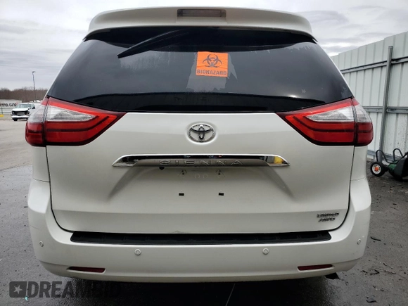 2016 Toyota Sienna Ltd with VIN 5TDDK3DC1GS133746, listed as a Copart auction lot 49000155 with 71,991 mi miles and Clean Title. Bid and sale history available at carsss.com. Image 6.