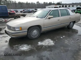 1995 Cadillac DeVille z VIN 1G6KD52B6SU208827, wystawiony jako Copart lot #88845065 z przebiegiem 51 474 mil mil oraz Czysty tytuł • Clean title. Historia ofert i sprzedaży dostępna na DreamBid. Obrazek 1.