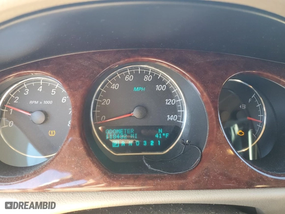 2006 Buick Lucerne CXL with VIN 1G4HD57236U206289, listed as a Copart auction lot 45488205 with 118,432 mi miles and Clean Title. Bid and sale history available at carsss.com. Image 9.