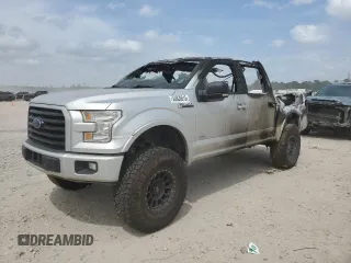 2017 Ford F-150 XL with VIN 1FTEW1CG3HKC81035, listed as a Copart auction lot 53820515 with 0 mi miles and Non Repairable. Bid and sale history available at carsss.com. Image 1.