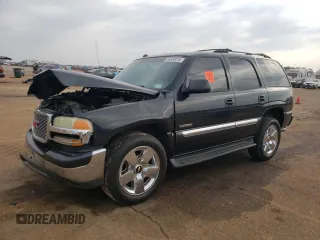 2004 GMC Yukon SLE z VIN 1GKEC13T54J283301, wystawiony jako Copart lot #68504014 z przebiegiem 227 991 mil mil oraz Szkoda całkowita • Salvage title. Historia ofert i sprzedaży dostępna na DreamBid. Obrazek 1.