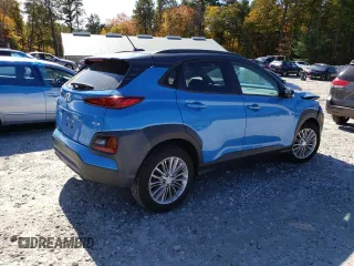 2018 Hyundai Kona SEL with VIN KM8K2CAA4JU145110, listed as a Copart auction lot 75627364 with 46,001 mi miles and Salvage Title. Bid and sale history available at carsss.com. Image 3.