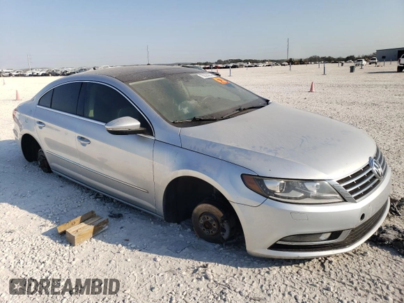 2014 Volkswagen CC Lux with VIN WVWRN7AN5EE528624, listed as a Copart auction lot 75838964 with 0 mi miles and Salvage Title. Bid and sale history available at carsss.com. Image 4.