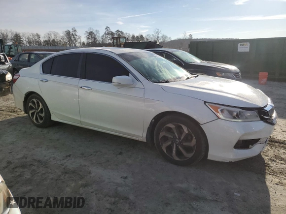 2016 Honda Accord Sedan EX with VIN 1HGCR2F74GA027629, listed as a Copart auction lot 45729885 with 233,938 mi miles and Salvage Title. Bid and sale history available at carsss.com. Image 4.