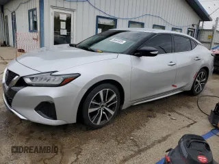 2021 Nissan Maxima SV z VIN 1N4AA6CV6MC513775, wystawiony jako Copart lot #59491025 z przebiegiem 70 002 mil mil oraz Szkoda całkowita • Salvage title. Historia ofert i sprzedaży dostępna na DreamBid. Obrazek 1.