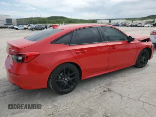 2023 Honda Civic Sport with VIN 2HGFE2F51PH545299, listed as a Copart auction lot 57341085 with 7,339 mi miles and Salvage title. Bid and sale history available at DreamBid. Image 3.