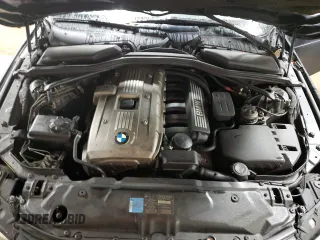 2006 BMW 5 Series 530i with VIN WBANE73566CM35987, listed as a Copart auction lot 37943054 with 206,994 mi miles and Salvage Title. Bid and sale history available at carsss.com. Image 11.