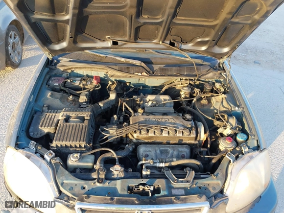 1998 Honda Civic EX with VIN 2HGEJ8544WH611085, listed as a IAAI auction lot 41727644 with 172,342 mi miles. Bid and sale history available at carsss.com. Image 10.