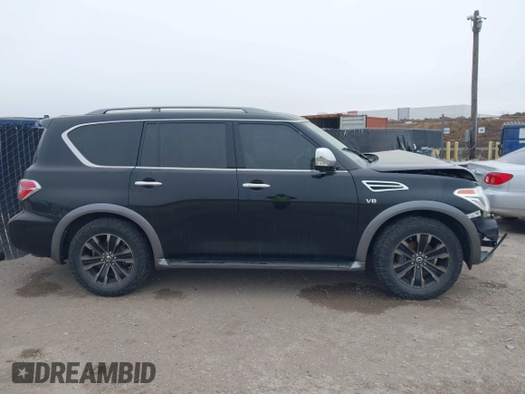 2018 Nissan Armada Platinum with VIN JN8AY2NF8J9333263, listed as a IAAI auction lot 41486915 with 126,536 mi miles. Bid and sale history available at carsss.com. Image 14.