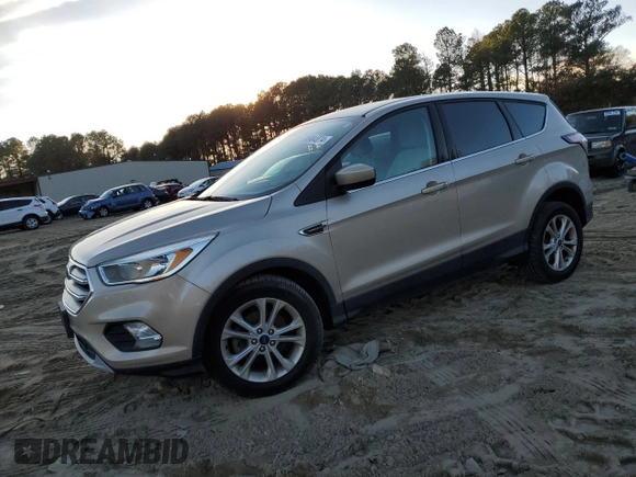 2017 Ford Escape SE with VIN 1FMCU0GD8HUD73233, listed as a Copart auction lot 80984074 with 68,989 mi miles and Salvage Title. Bid and sale history available at carsss.com. Image 1.