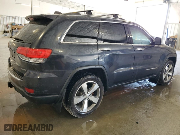 2014 Jeep Grand Cherokee Limited with VIN 1C4RJFBG4EC395386, listed as a Copart auction lot 55789105 with 134,488 mi miles and Salvage title. Bid and sale history available at DreamBid. Image 3.