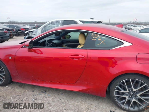 2018 Lexus RC with VIN JTHHZ5BC2J5018533, listed as a IAAI auction lot 41639355 with 68,657 mi miles. Bid and sale history available at carsss.com. Image 14.
