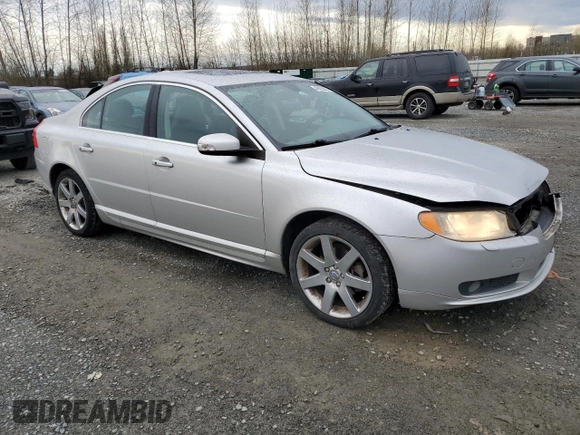 2008 Volvo S80 3.2L with VIN YV1AS982881057314, listed as a Copart auction lot 49639585 with 174,185 mi miles and Salvage Title. Bid and sale history available at carsss.com. Image 4.