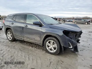2018 GMC Terrain SLE with VIN 3GKALMEV9JL280193, listed as a Copart auction lot 46671245 with 185,753 mi miles and Salvage Title. Bid and sale history available at carsss.com. Image 4.