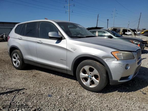 2011 BMW X3 28i with VIN 5UXWX5C50BL710543, listed as a Copart auction lot 48061055 with 144,983 mi miles and Clean Title. Bid and sale history available at carsss.com. Image 4.