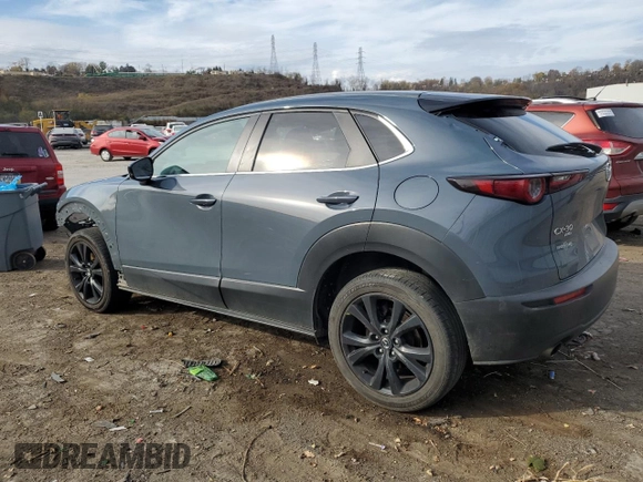 2022 Mazda CX-30 S Preferred with VIN 3MVDMBCL7NM400941, listed as a Copart auction lot 77876364 with 66,031 mi miles and Salvage Title. Bid and sale history available at carsss.com. Image 2.
