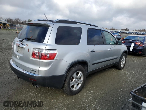 2010 GMC Acadia SL with VIN 1GKLVKED2AJ101076, listed as a Copart auction lot 86073224 with 104,258 mi miles and Salvage Title. Bid and sale history available at carsss.com. Image 3.