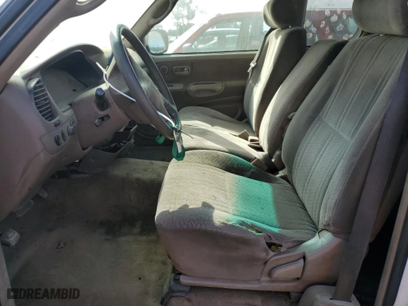 2002 Toyota Tundra SR5 with VIN 5TBRT34162S256817, listed as a Copart auction lot 72203284 with 377,931 mi miles and Salvage Title. Bid and sale history available at carsss.com. Image 7.