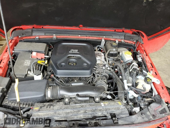 2021 Jeep Wrangler Unlimited Sport S z VIN 1C4HJXDN4MW625647, wystawiony jako Copart lot #44941615 z przebiegiem 86 115 mil mil oraz Szkoda całkowita • Salvage title. Historia ofert i sprzedaży dostępna na DreamBid. Obrazek 13.