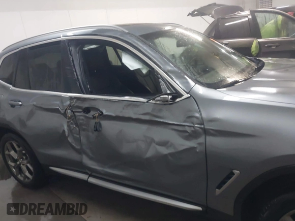 2023 BMW X3 xDrive30i with VIN 5UX53DP05P9R31110, listed as a IAAI auction lot 41663374 with 21,248 mi miles and . Bid and sale history available at DreamBid. Image 6.
