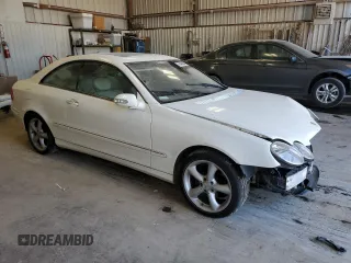 2005 Mercedes-Benz CLK 320 with VIN WDBTJ65J05F163135, listed as a Copart auction lot 75406684 with 170,089 mi miles and Salvage Title. Bid and sale history available at DreamBid. Image 4.