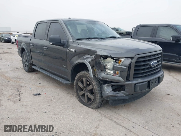 2015 Ford F-150 XL with VIN 1FTEW1CG6FFD03017, listed as a IAAI auction lot 41748415 with 132,241 mi miles. Bid and sale history available at carsss.com. Image 1.