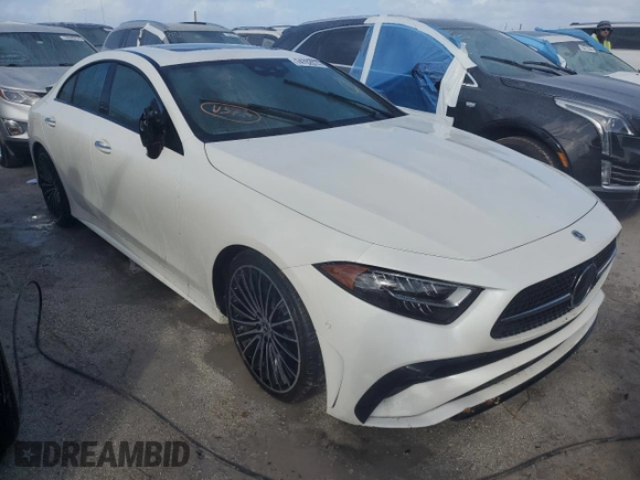 2023 Mercedes-Benz CLS 450 with VIN W1K2J5KB1PA109627, listed as a Copart auction lot 74702074 with Not provided miles and Non repairable. Bid and sale history available at DreamBid. Image 4.