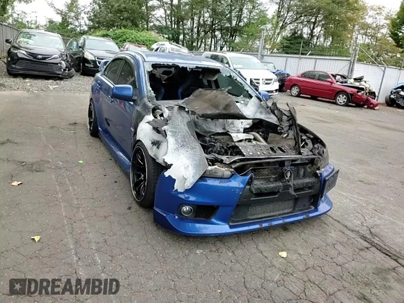 2008 Mitsubishi Lancer Evolution GSR with VIN JA3AW86VX8U044188, listed as a Copart auction lot 70872314 with 0 mi miles and Salvage Title. Bid and sale history available at carsss.com. Image 11.
