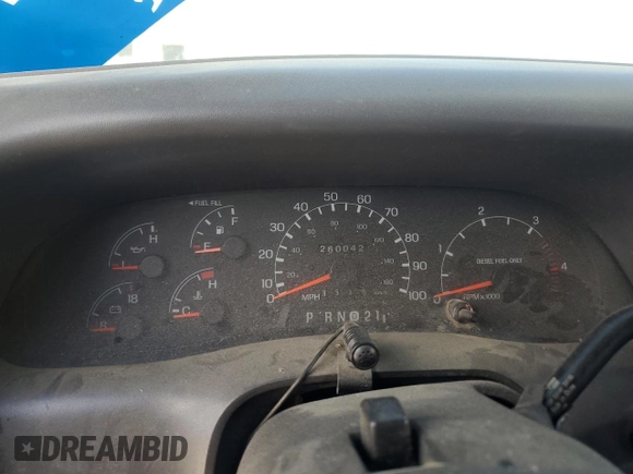 1999 Ford F-250 XL z VIN 1FTNF21F4XEC81851, wystawiony jako Copart lot #75865864 z przebiegiem 260 042 mil mil oraz Czysty tytuł • Clean title. Historia ofert i sprzedaży dostępna na DreamBid. Obrazek 9.