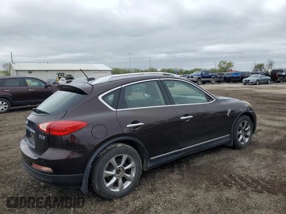 2008 Infiniti EX Journey with VIN JNKAJ09F48M361842, listed as a Copart auction lot 53808415 with 152,850 mi miles and Salvage title. Bid and sale history available at DreamBid. Image 3.
