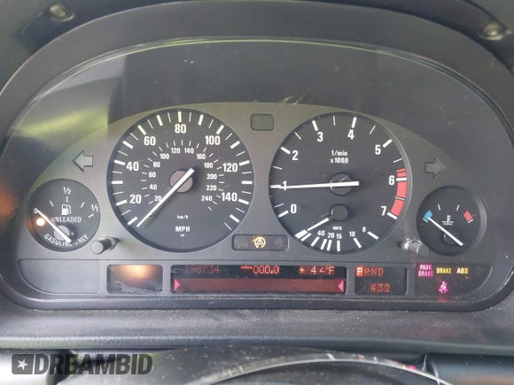 2001 BMW 7 Series 740iL with VIN WBAGH83491DP28749, listed as a IAAI auction lot 41440556 with 198,734 mi miles. Bid and sale history available at carsss.com. Image 7.