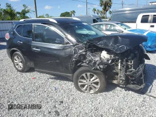 2016 Nissan Rogue SV with VIN KNMAT2MT7GP662915, listed as a Copart auction lot 51901305 with 169,129 mi miles and Salvage Title. Bid and sale history available at DreamBid. Image 4.