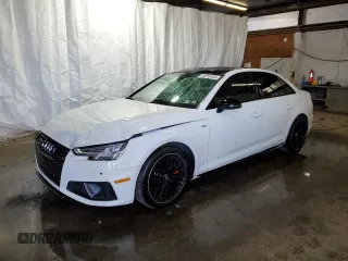 2019 Audi A4 Premium Plus with VIN WAUENAF47KA012244, listed as a Copart auction lot 60050345 with 91,431 mi miles and Salvage title. Bid and sale history available at DreamBid. Image 1.