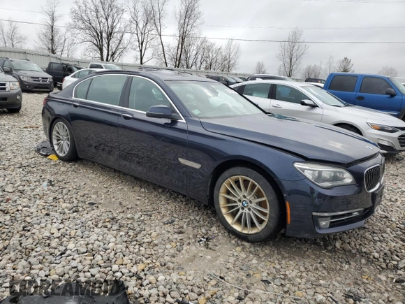 2015 BMW 7 Series 750Li xDrive with VIN WBAYF8C5XFD654218, listed as a Copart auction lot 51364905 with 181,537 mi miles and Clean title. Bid and sale history available at DreamBid. Image 4.