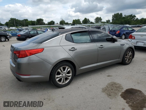 2013 Kia Optima EX with VIN 5XXGN4A77DG132051, listed as a Copart auction lot 60319735 with 200,119 mi miles and Salvage title. Bid and sale history available at DreamBid. Image 3.