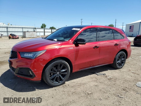 2020 Acura MDX w/Advance/Entertainment Pkg with VIN 5J8YD4H93LY000115, listed as a Copart auction lot 57783084 with 38,286 mi miles and Salvage Title. Bid and sale history available at carsss.com. Image 1.