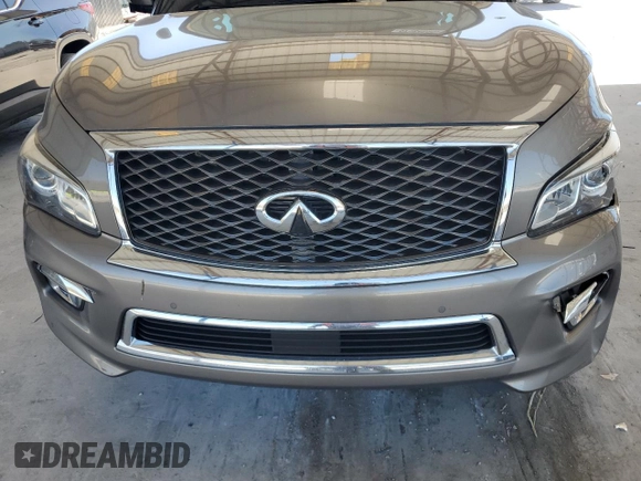 2016 Infiniti QX80 with VIN JN8AZ2NF0G9610963, listed as a Copart auction lot 47184895 with 183,836 mi miles and Salvage title. Bid and sale history available at DreamBid. Image 12.