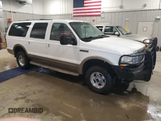 2003 Ford Excursion с VIN 1FMSU45F83EA56921, выставлен на аукционе Copart как лот 49847395 с пробегом 264 040 миль миль и Чистый • Clean title. История ставок и продаж доступна на DreamBid. Изображение 4.