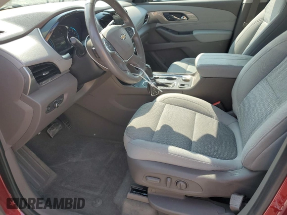 2018 Chevrolet Traverse LT Cloth with VIN 1GNERGKW4JJ270521, listed as a Copart auction lot 60305135 with 64,879 mi miles and Salvage title. Bid and sale history available at DreamBid. Image 7.