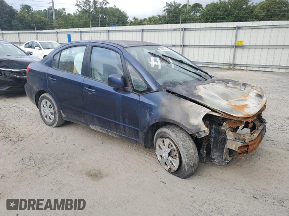 2008 Suzuki SX4 with VIN JS2YC412785104099, listed as a Copart auction lot 69982264 with 0 mi miles and Salvage Title. Bid and sale history available at carsss.com. Image 4.