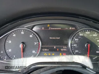 2012 Audi A8 with VIN WAURVAFD8CN018131, listed as a Copart auction lot 54260395 with 98,706 mi miles and Salvage title. Bid and sale history available at DreamBid. Image 9.