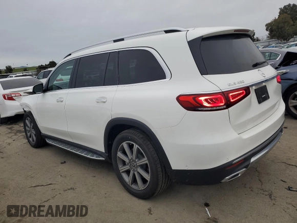 2020 Mercedes-Benz GLS 450 with VIN 4JGFF5KE0LA258527, listed as a Copart auction lot 44766285 with 51,808 mi miles and Salvage Title. Bid and sale history available at DreamBid. Image 2.