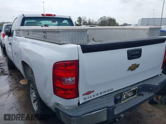 2010 Chevrolet Silverado 1500 Work Truck with VIN 1GCPCPEX0AZ214570, listed as a IAAI auction lot 41697621 with 33,045 mi miles and . Bid and sale history available at DreamBid. Image 3.