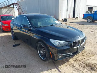 2014 BMW 5 Series 535i Gran Turismo z VIN WBA5M2C53ED085555, wystawiony jako IAAI lot #42270121 z przebiegiem 80 140 mil mil oraz . Historia ofert i sprzedaży dostępna na DreamBid. Obrazek 1.
