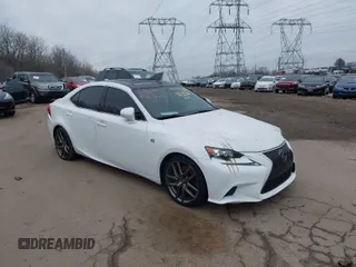 2016 Lexus IS 300/350 with VIN JTHCM1D26G5003435, listed as a IAAI auction lot 41311431 with 110,309 mi miles and . Bid and sale history available at DreamBid. Image 1.